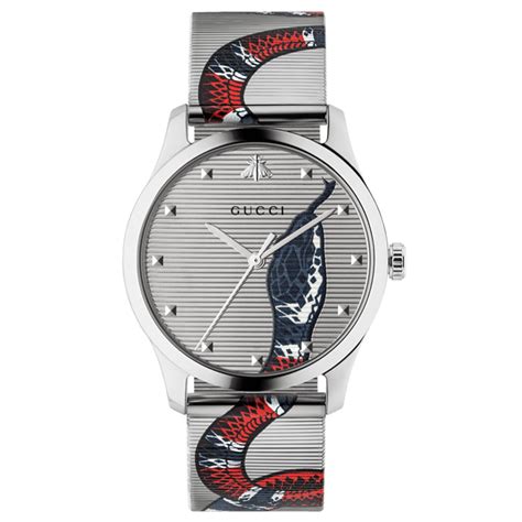 gucci watch snake strap|Gucci timeless snake watch.